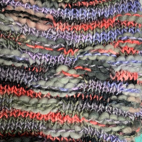 Handknit Textured Infinity Scarf - Picture 3 of 3